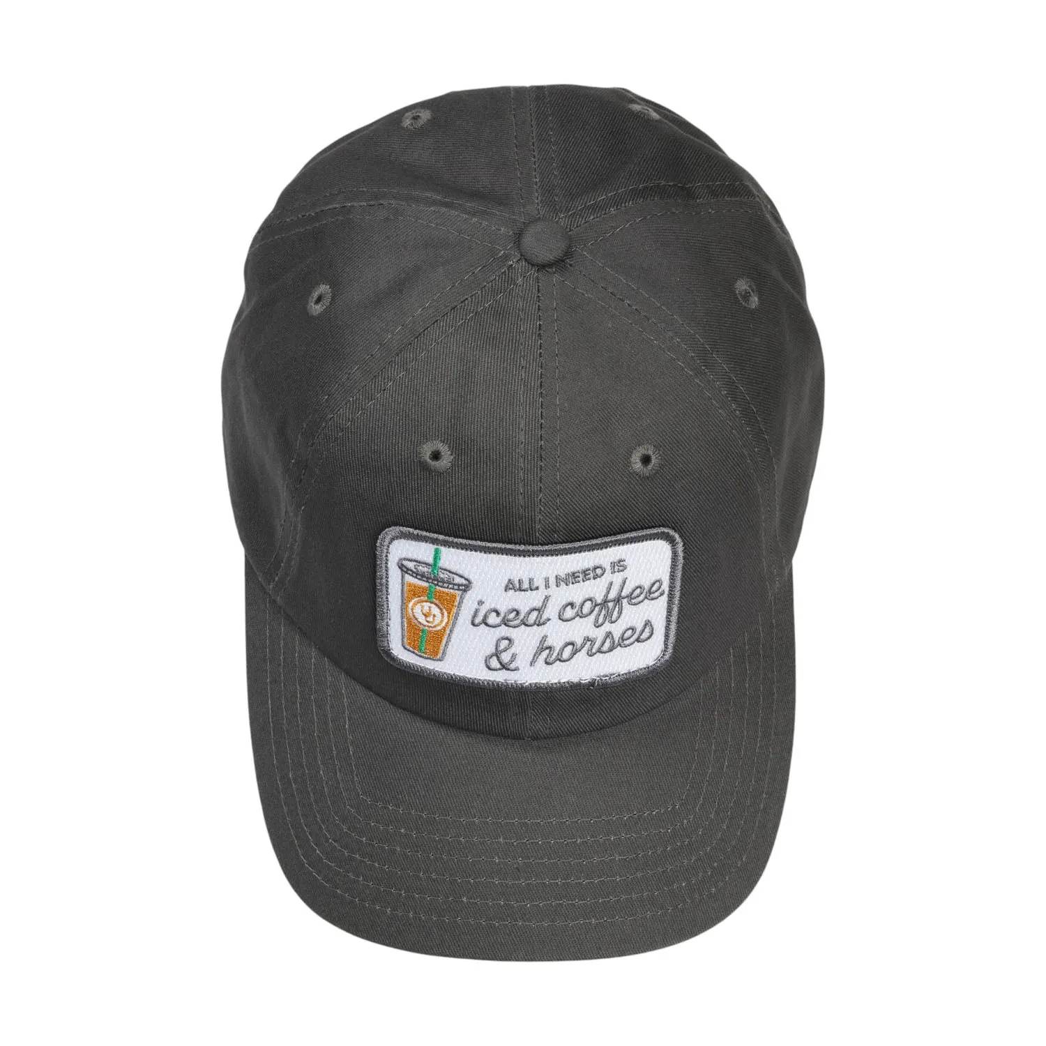 Dapplebay Iced Coffee Horses pet charcoal one size