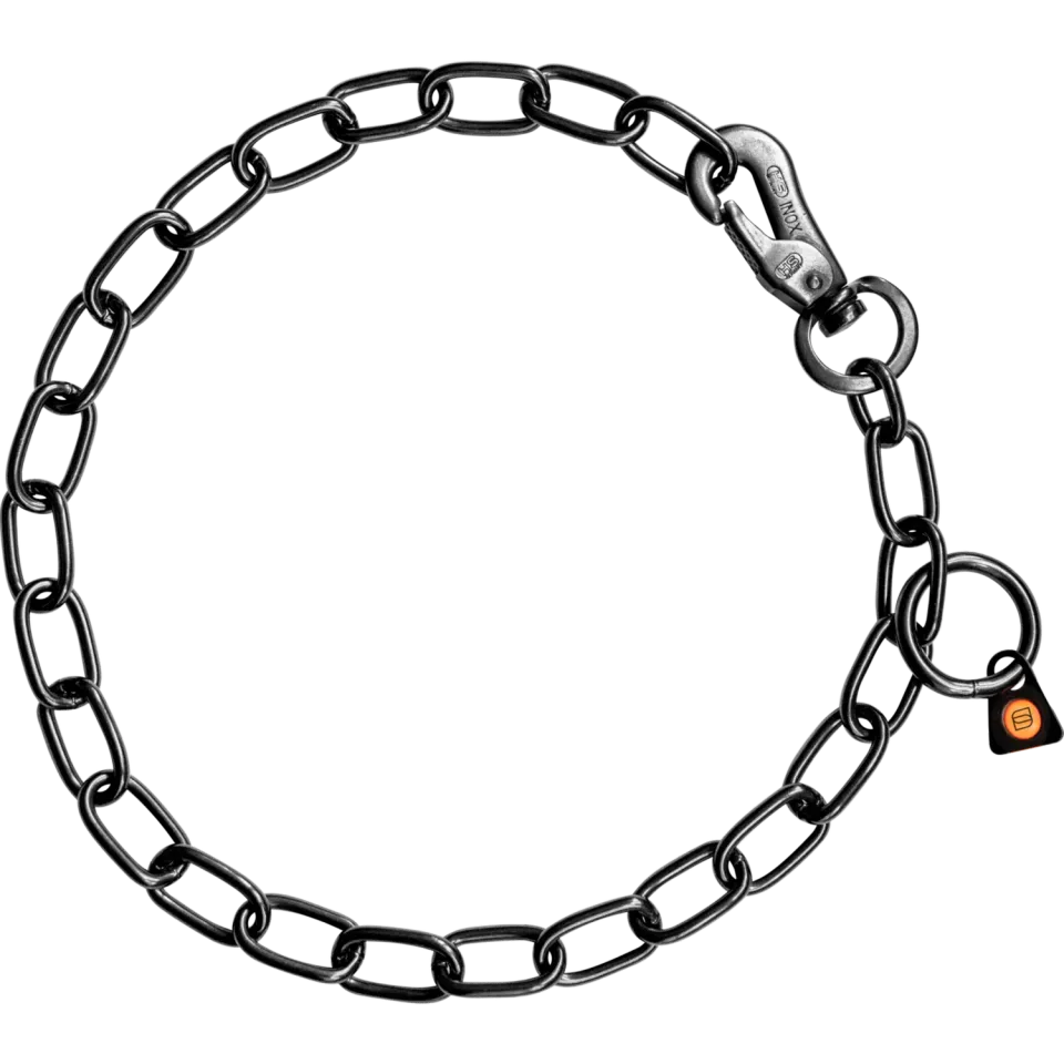 Herm Sprenger Halsketting 60 cm hondenketting zwart 3,0 mm