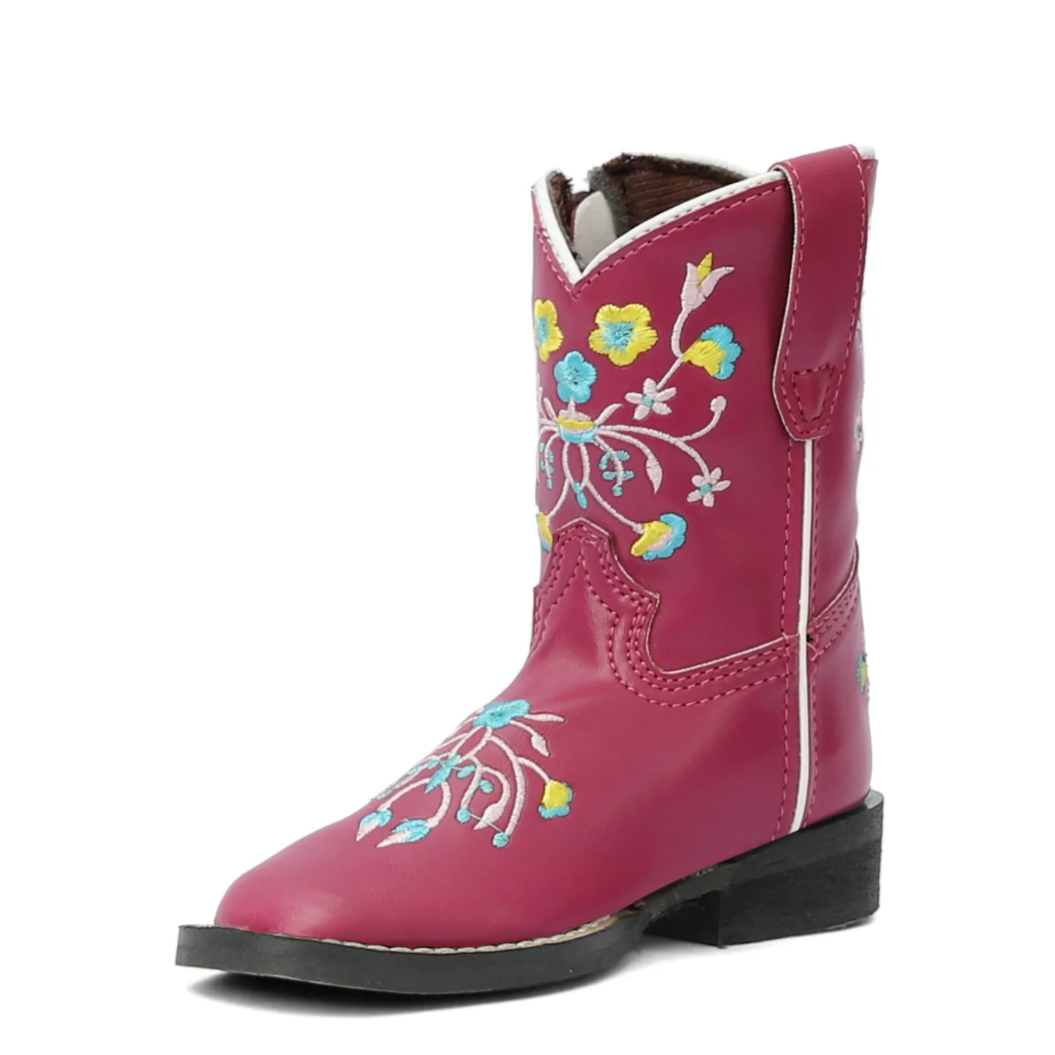 TuffRider Floral Cowgirl westernlaars peuter hot pink bloemen