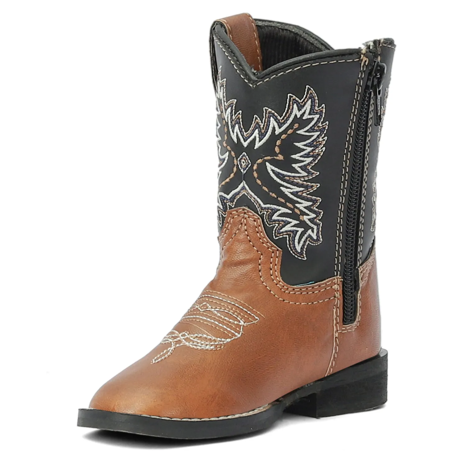 TuffRider Olympic peuter westernlaarzen Tan square toe