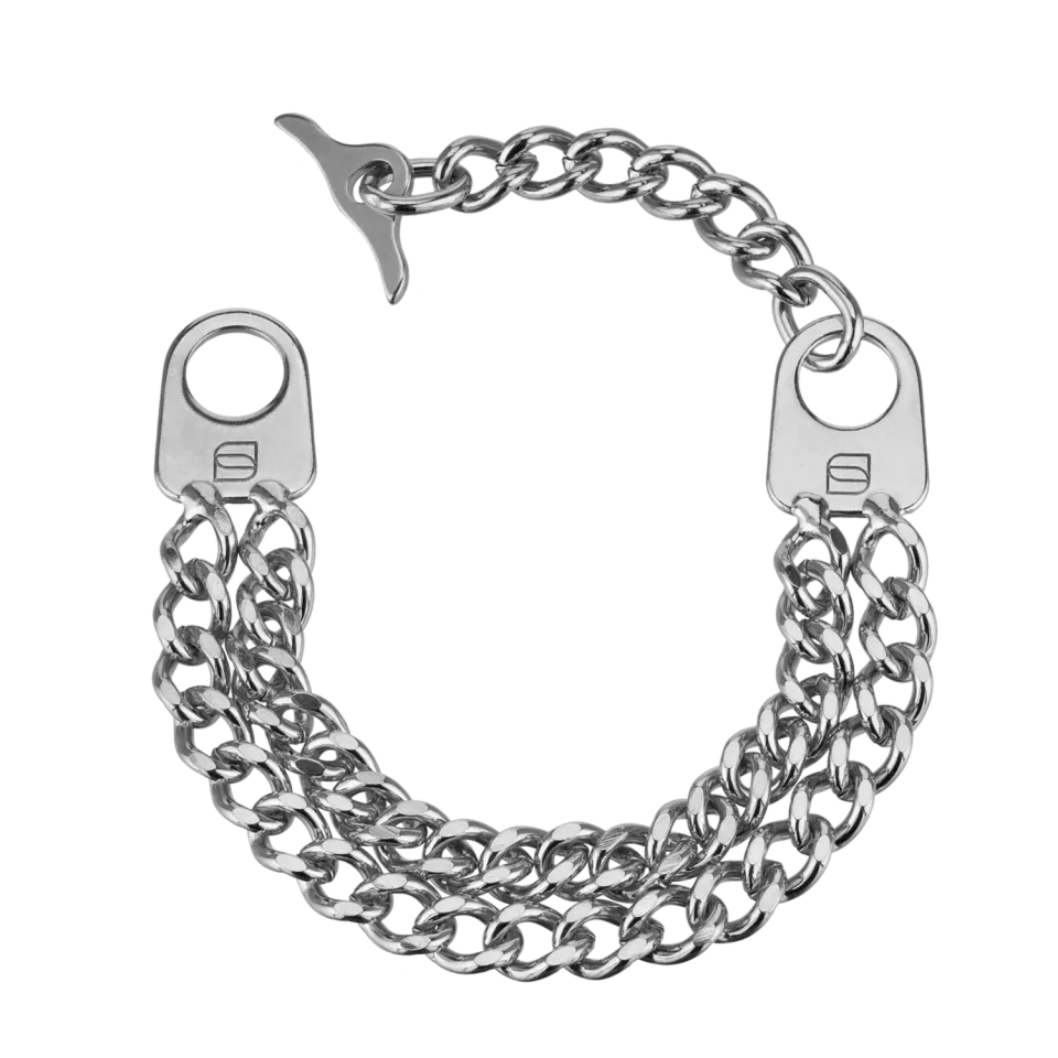 HS Sprenger &Me Armband 2-rijig rvs partnerlook hond