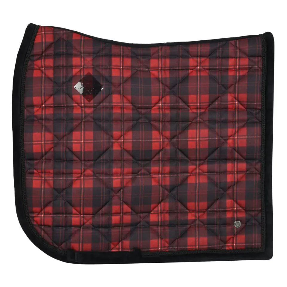 Dapplebay Holiday Plaid dressuurdek rood cob ruit