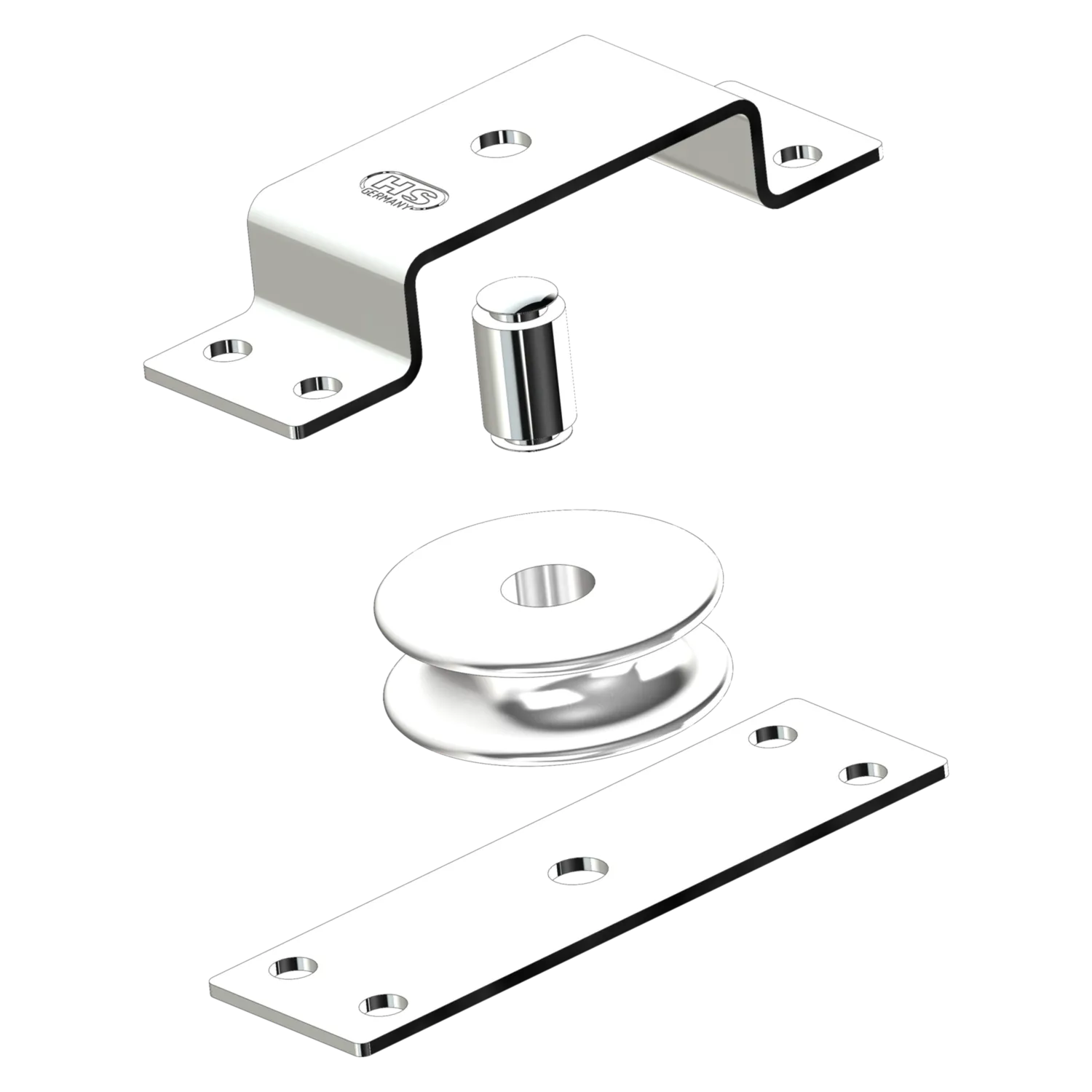 Sprenger Ligblok Glijlager 6 mm Messing Rol