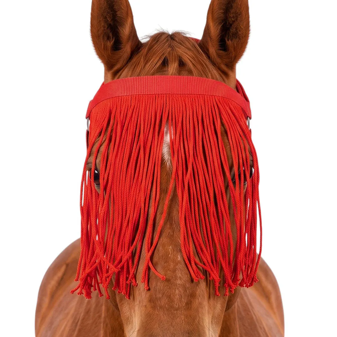 TuffRider Adjustable Fly Veil vliegenfranje zwart Cob