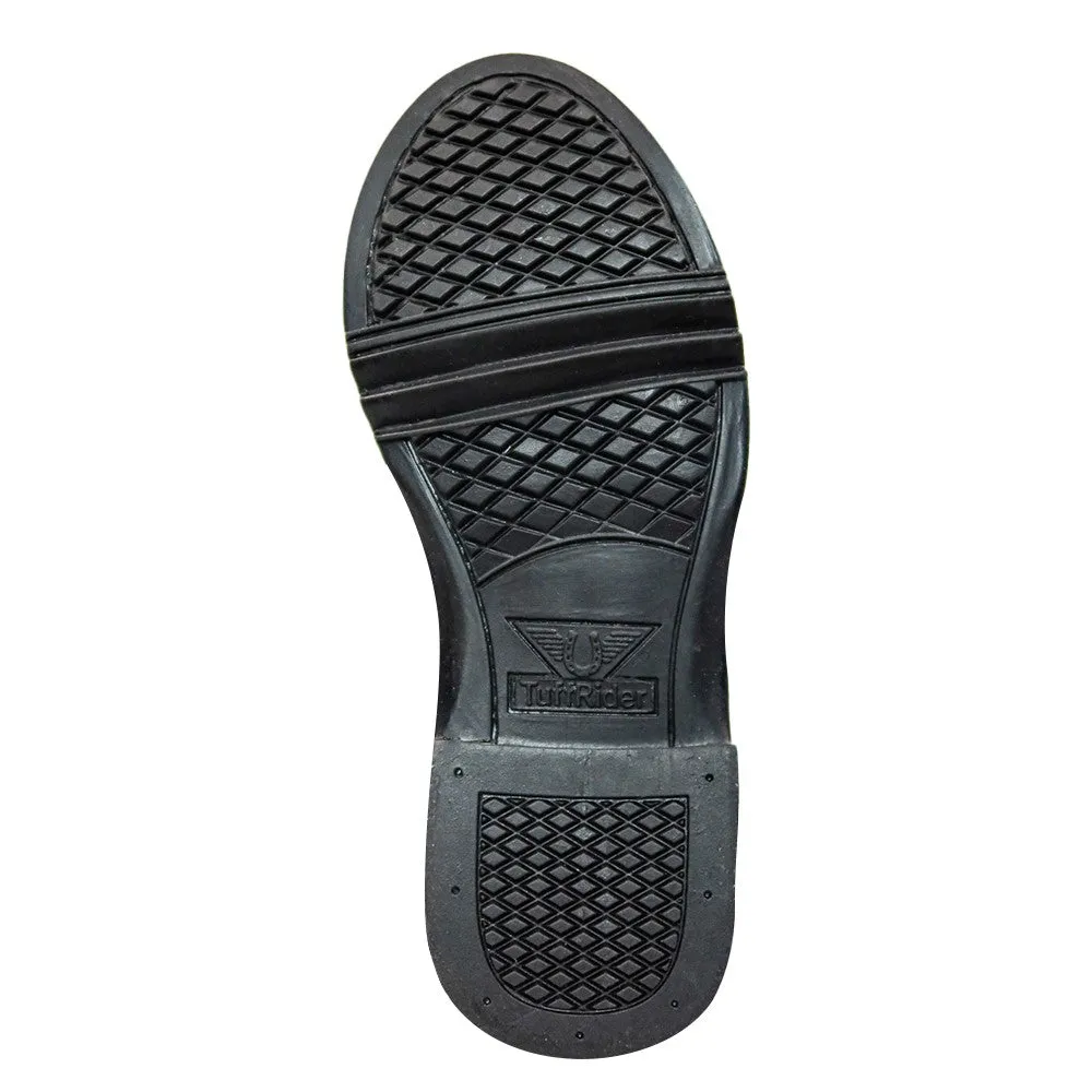 TuffRider Perfect Front Zip jodhpurschoenen zwart kinderen waterafstotend