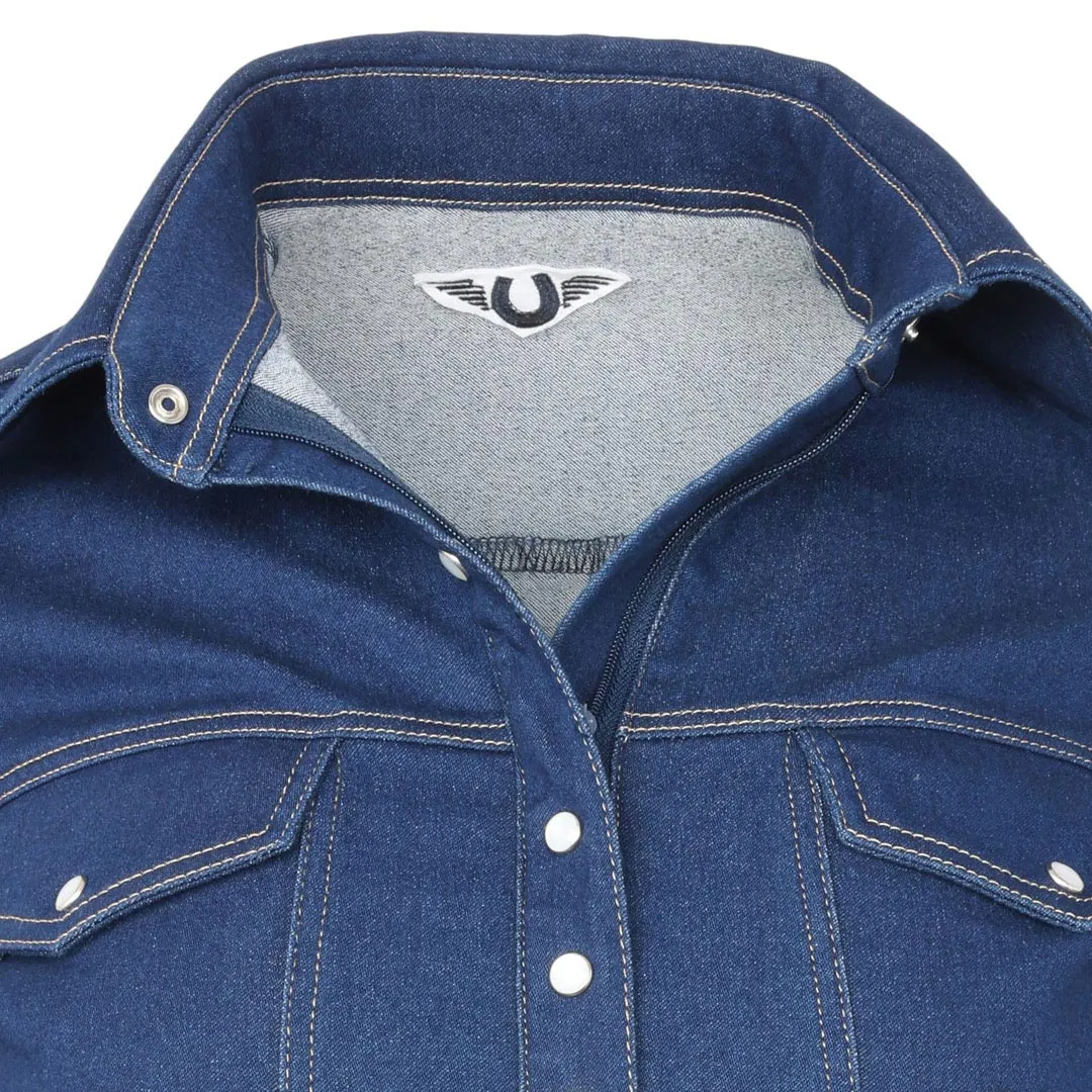 TuffRider Cody western blouse dames denim stretch