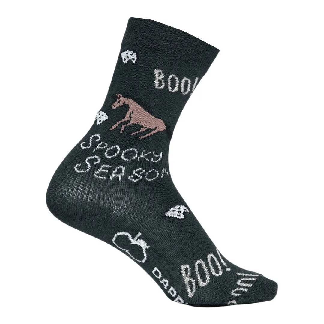 Dapplebay Kids Spooky Season sokken grijs standaard maat