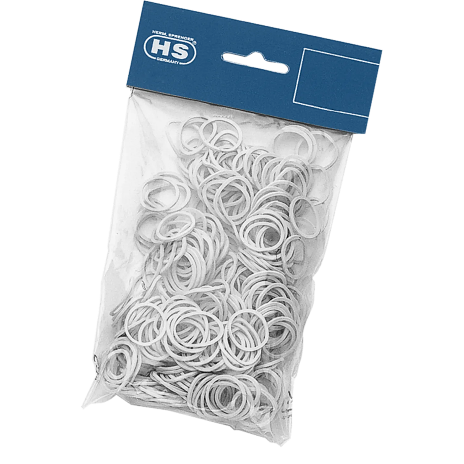 HS Sprenger Mähnengummis manenelastiekjes zwart gecoat