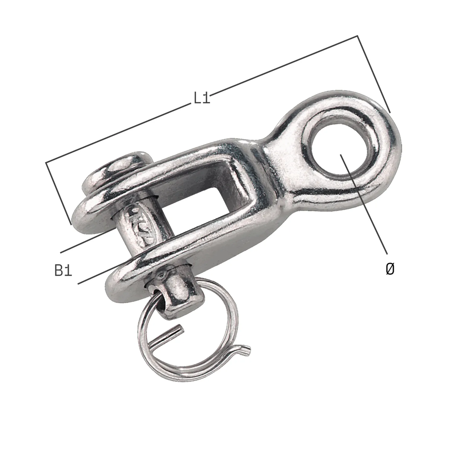 HS Sprenger Toggle wantspanner RVS 5,8mm 1000kg