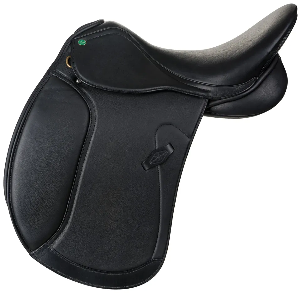 Henri de Rivel Dresseur IGP dressuurzadel zwart grip-leer
