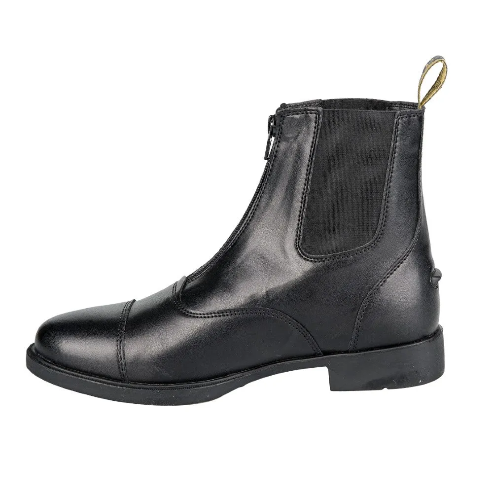 Lettia Ladies Zip jodhpurschoenen zwart waterdicht