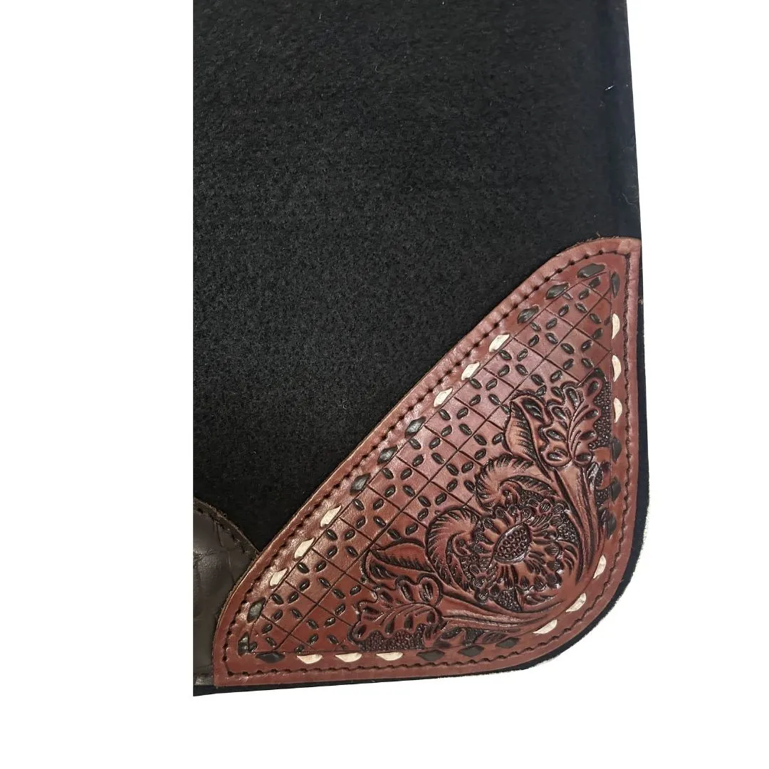 TuffRider Blackwood Heritage viltpad Black 32x32 1 inch