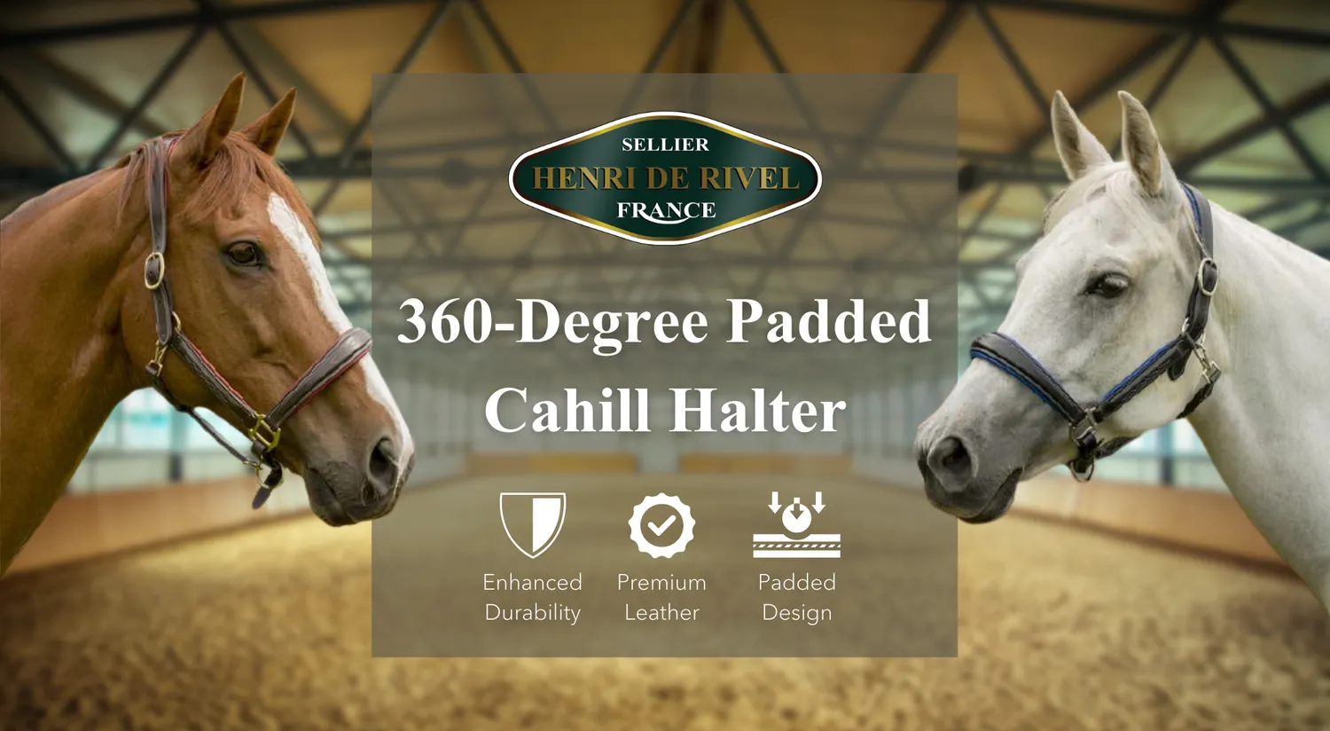 Henri de Rivel Cahill Halster Havana Cob Gewatteerd