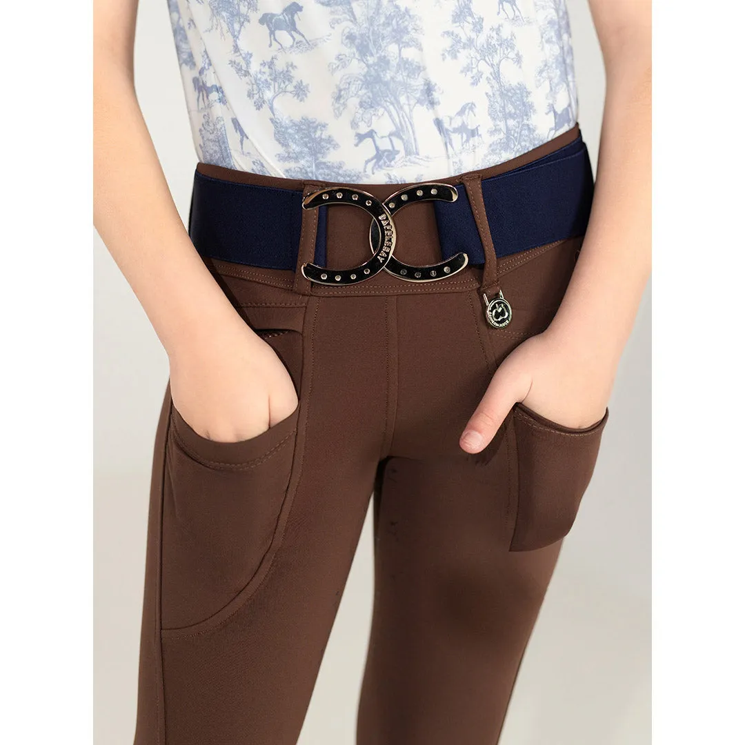 Dapplebay Essential kinder rijlegging Chestnut siliconen full seat