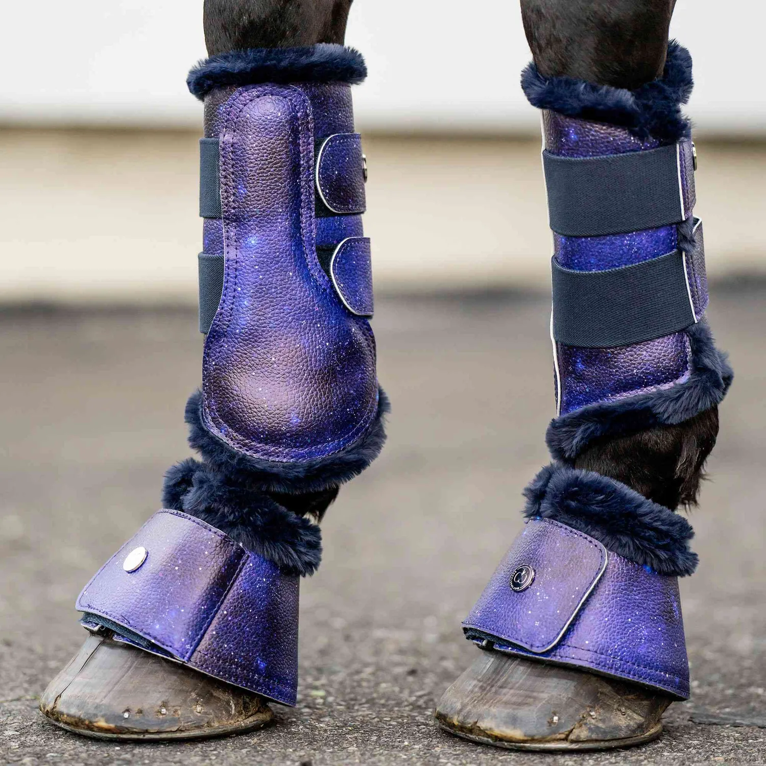 Dapplebay Constellation brush boots Navy Multi S