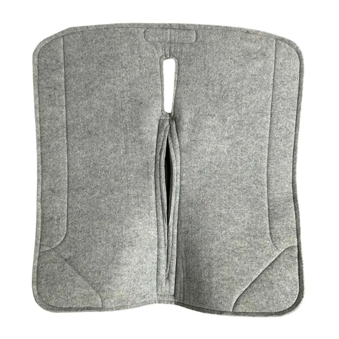 TuffRider Parallax Vilt Western Zadelpad 32x32 Grijs 3/4"