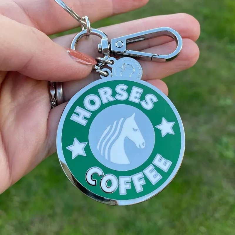 Dapplebay Horses & Coffee sleutelhanger