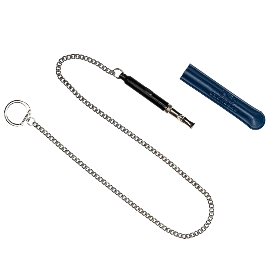 HS Sprenger hondenfluit geruisloos met etui en ketting