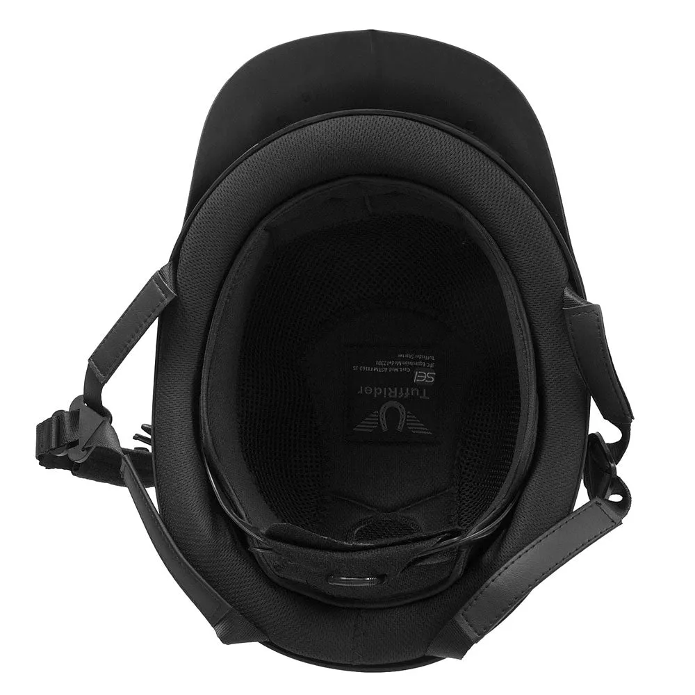 TuffRider Starter cap zwart geventileerd