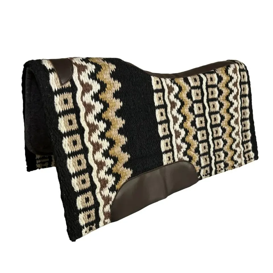 TuffRider Kaleidoscope Western zadelpad Desert Sand 34x36 wol