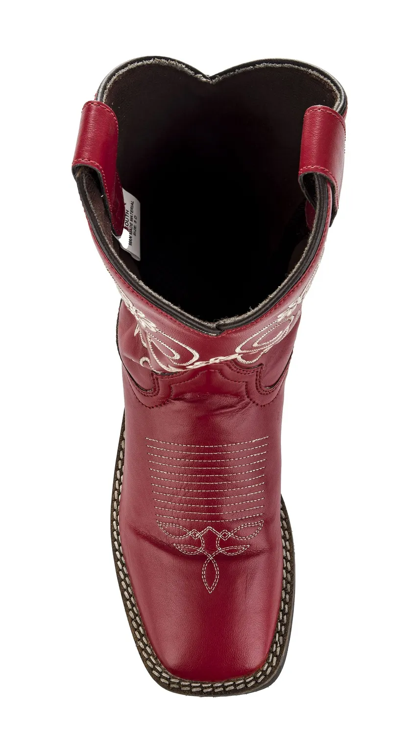 TuffRider Fire Red Floral westernlaars rood kinderen