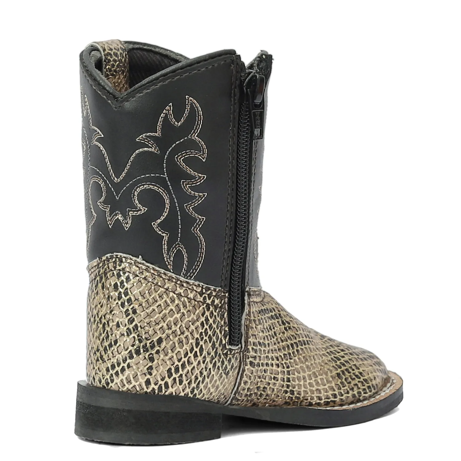 TuffRider Snake in Boot westernlaars zwart kind