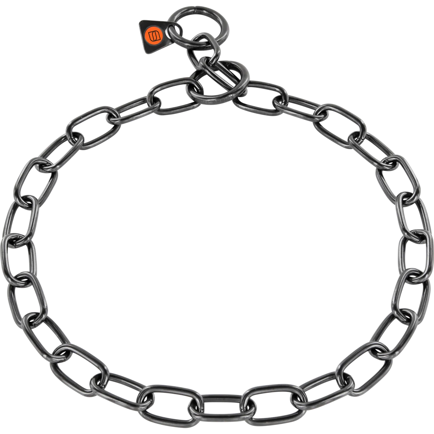 Herm Sprenger 51641-57 halsketting zwart 4,0 mm 63 cm