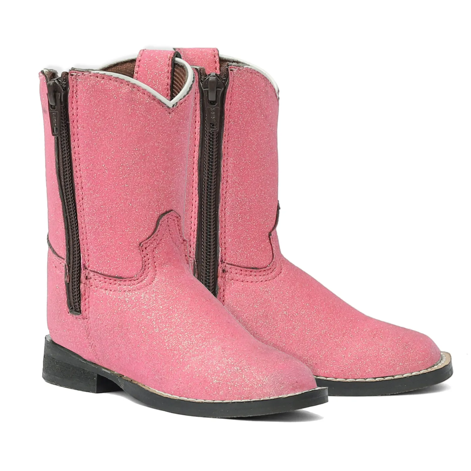 TuffRider Toddler Pink Glitter westernlaarzen roze glitter