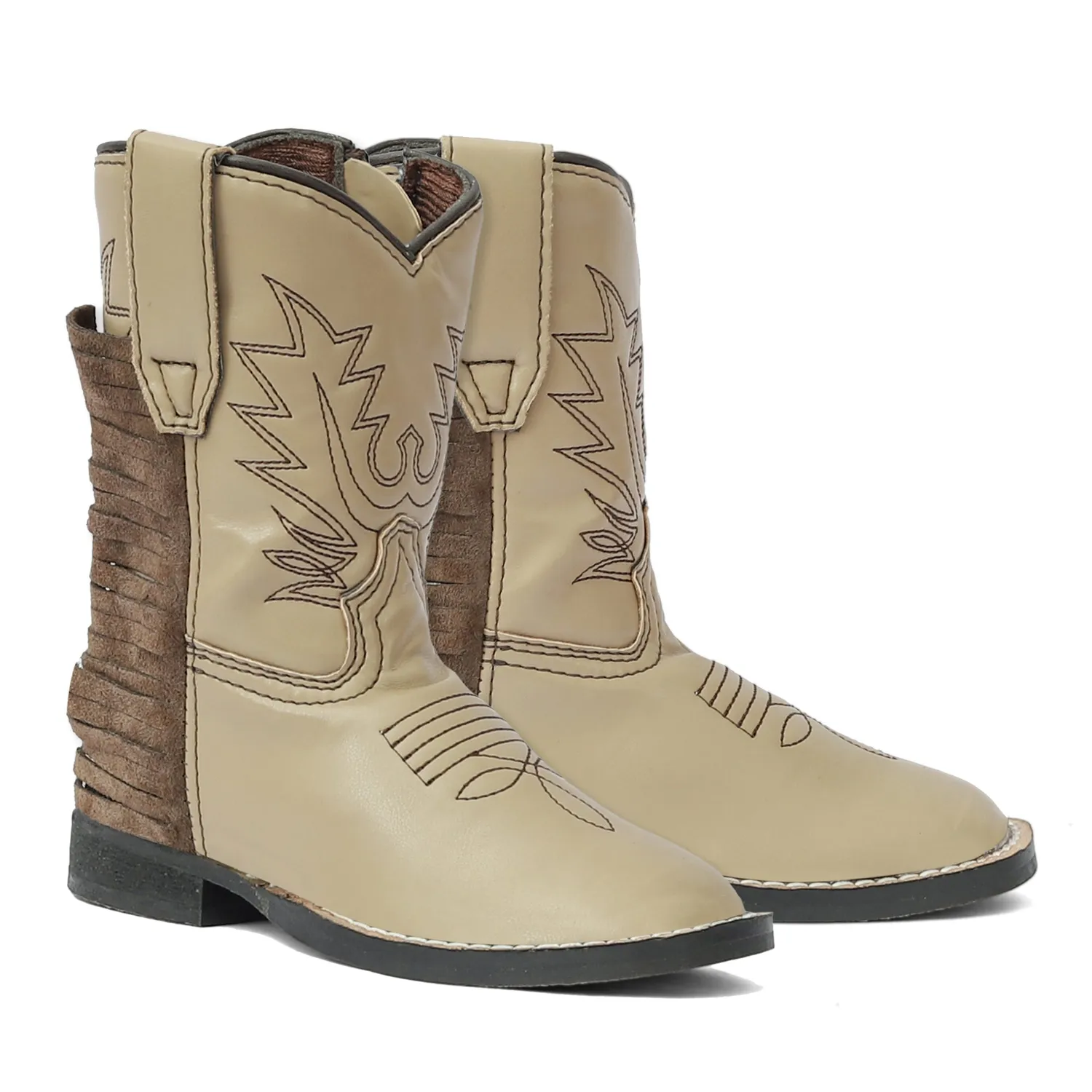 TuffRider Fringe Bootie westernlaarsjes tan kids