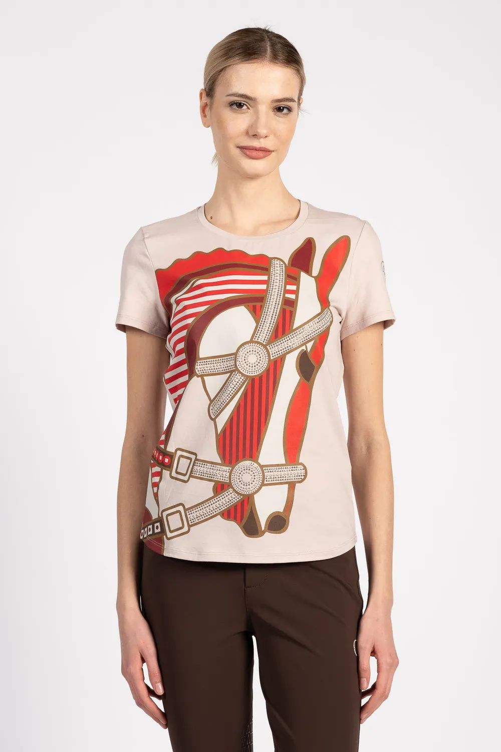 Vestrum Miami T-shirt dames katoen paardenprint