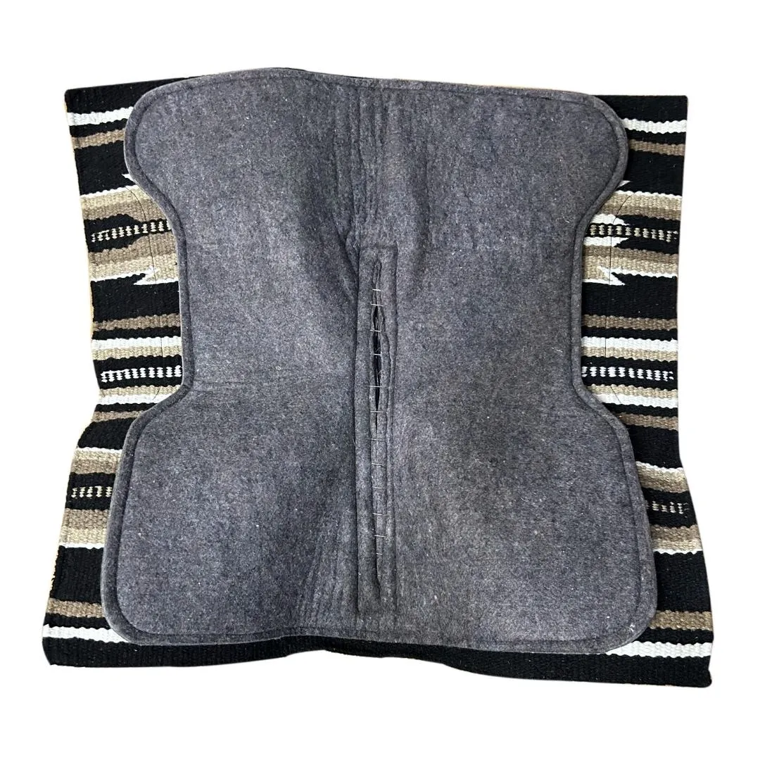 TuffRider Umber western zadelpad 34x36 wol ember
