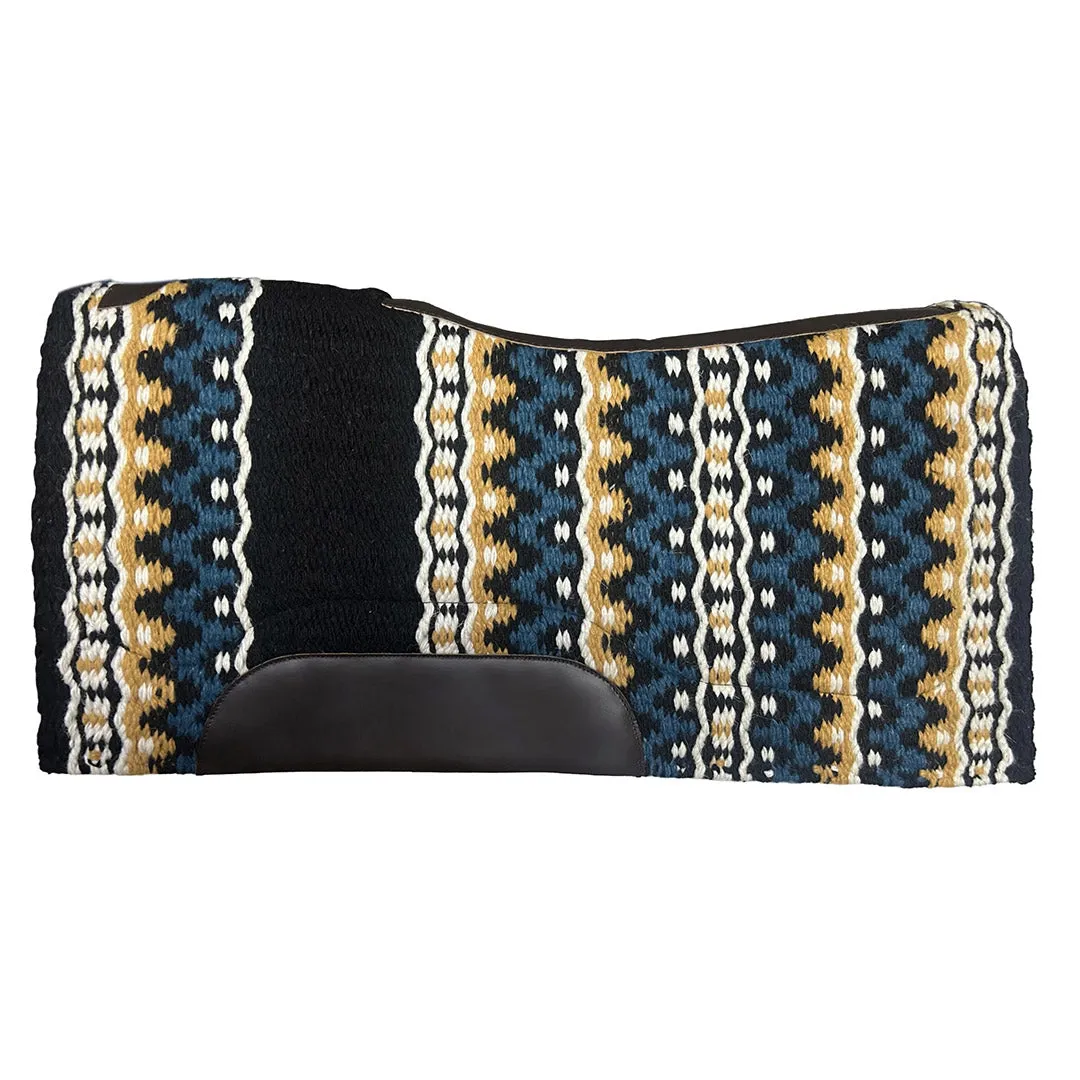 TuffRider Showrunner western zadeldek wol neon kilim 34x36