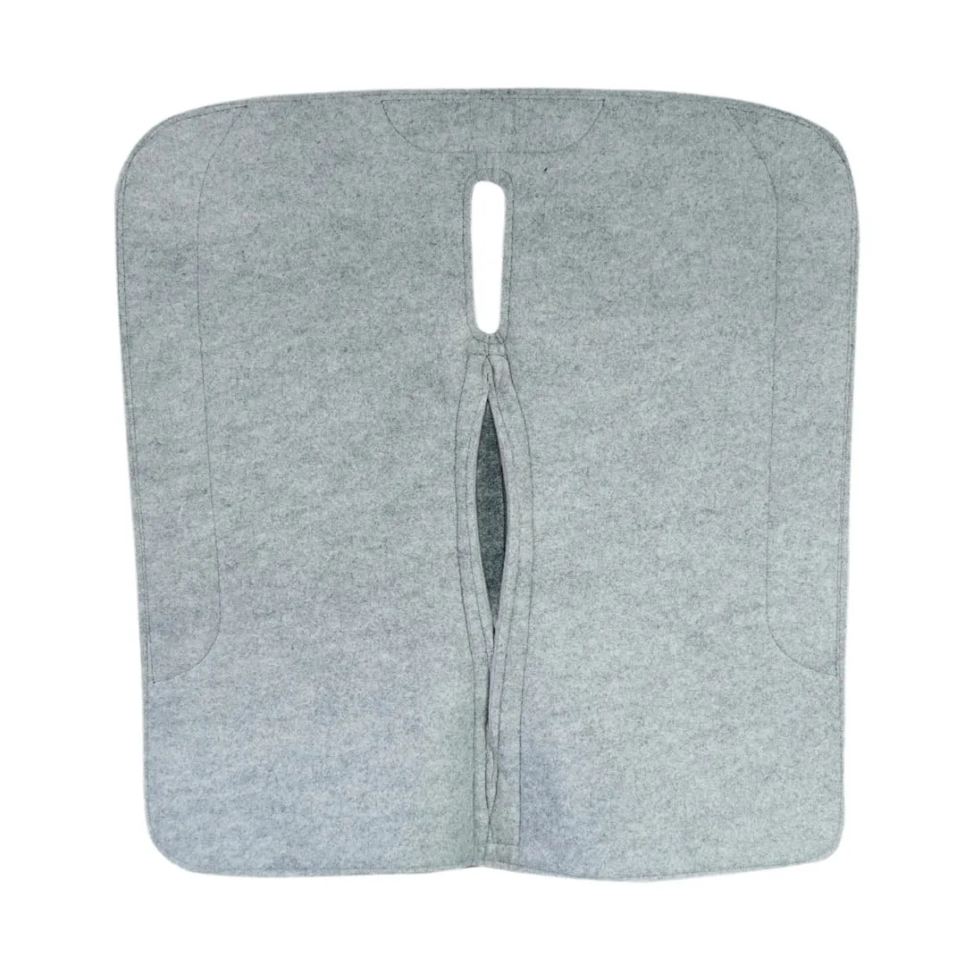 TuffRider Felt Pad 3/4 zadelpad grijs 32x32