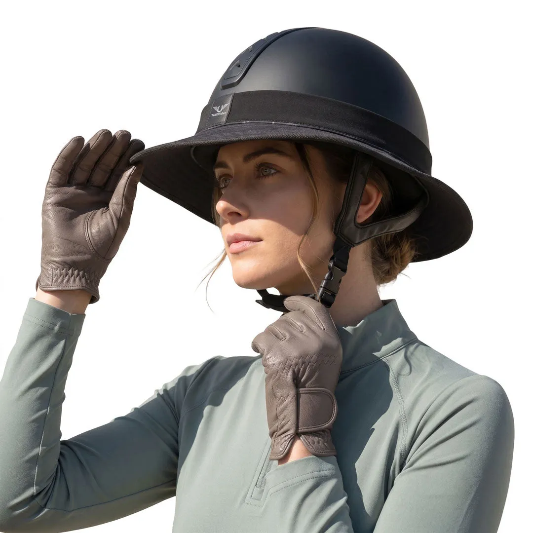 TuffRider 360 Sun Protection cap zonneklep zwart STD