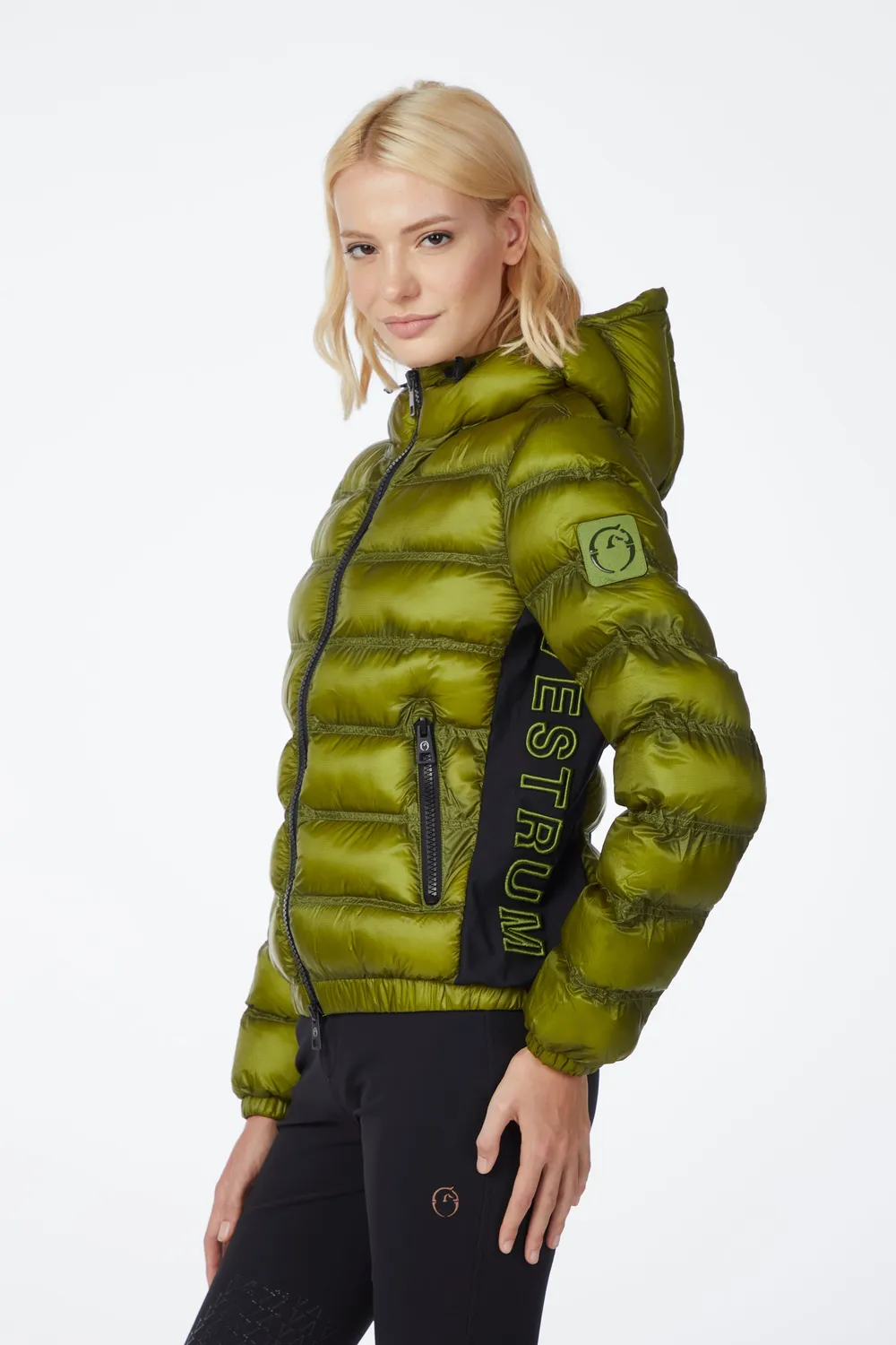 Vestrum Pusan jas dames lichtblauw waterproof gewatteerd