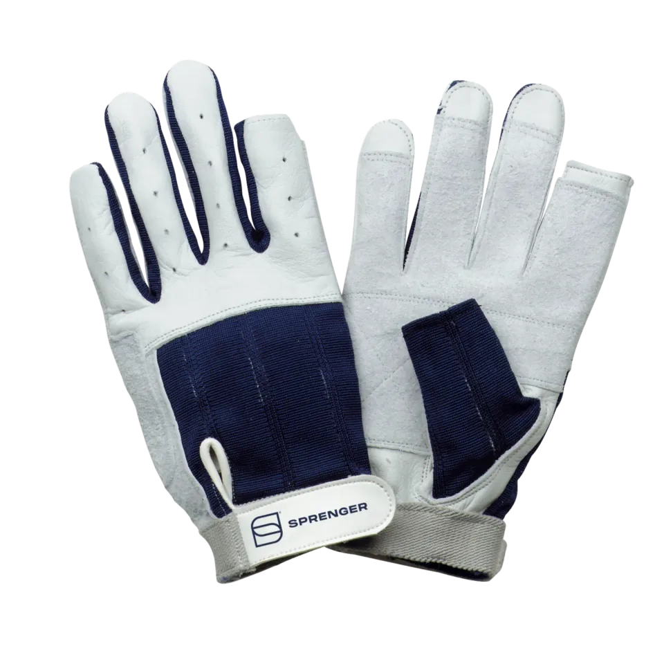 HS Sprenger Zeilhandschoen Kalfsleer Zonder Top M