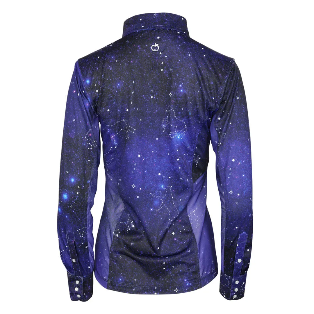 Dapplebay Constellation westernshirt navy dames