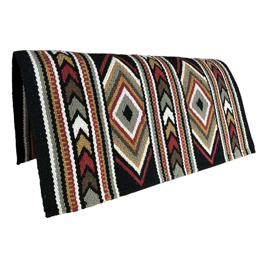 TuffRider Geo western zadeldeken 34x38 Frontier wolmix