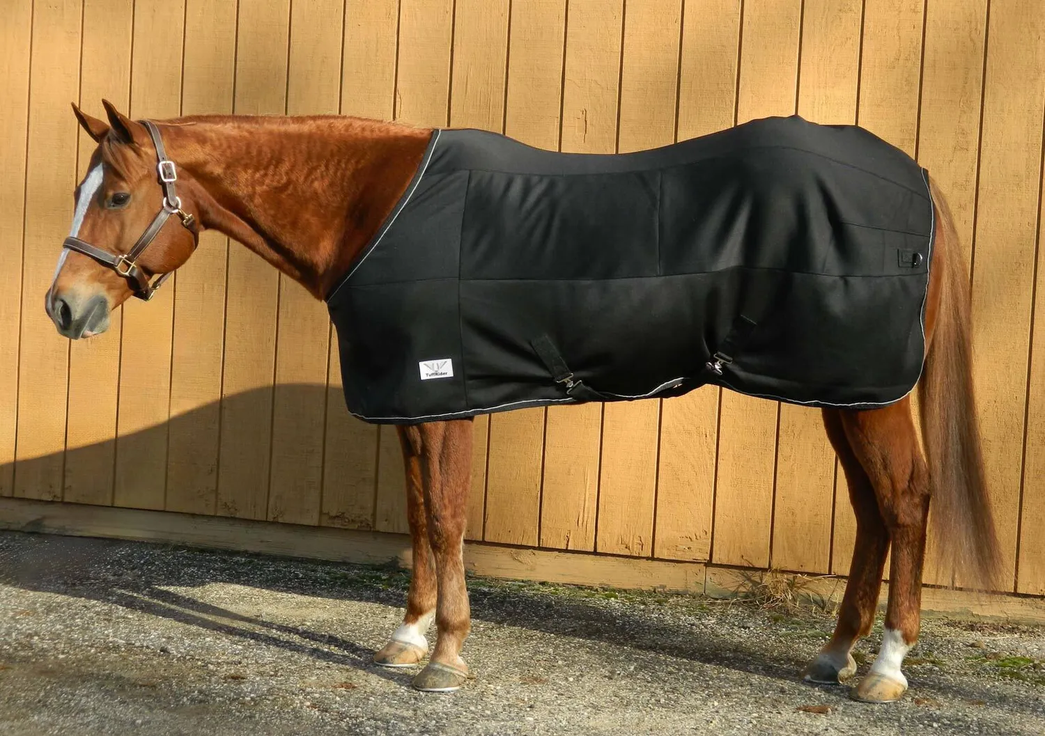 TuffRider 3D Spacer fleece zweetdeken zwart luchtdoorlatend