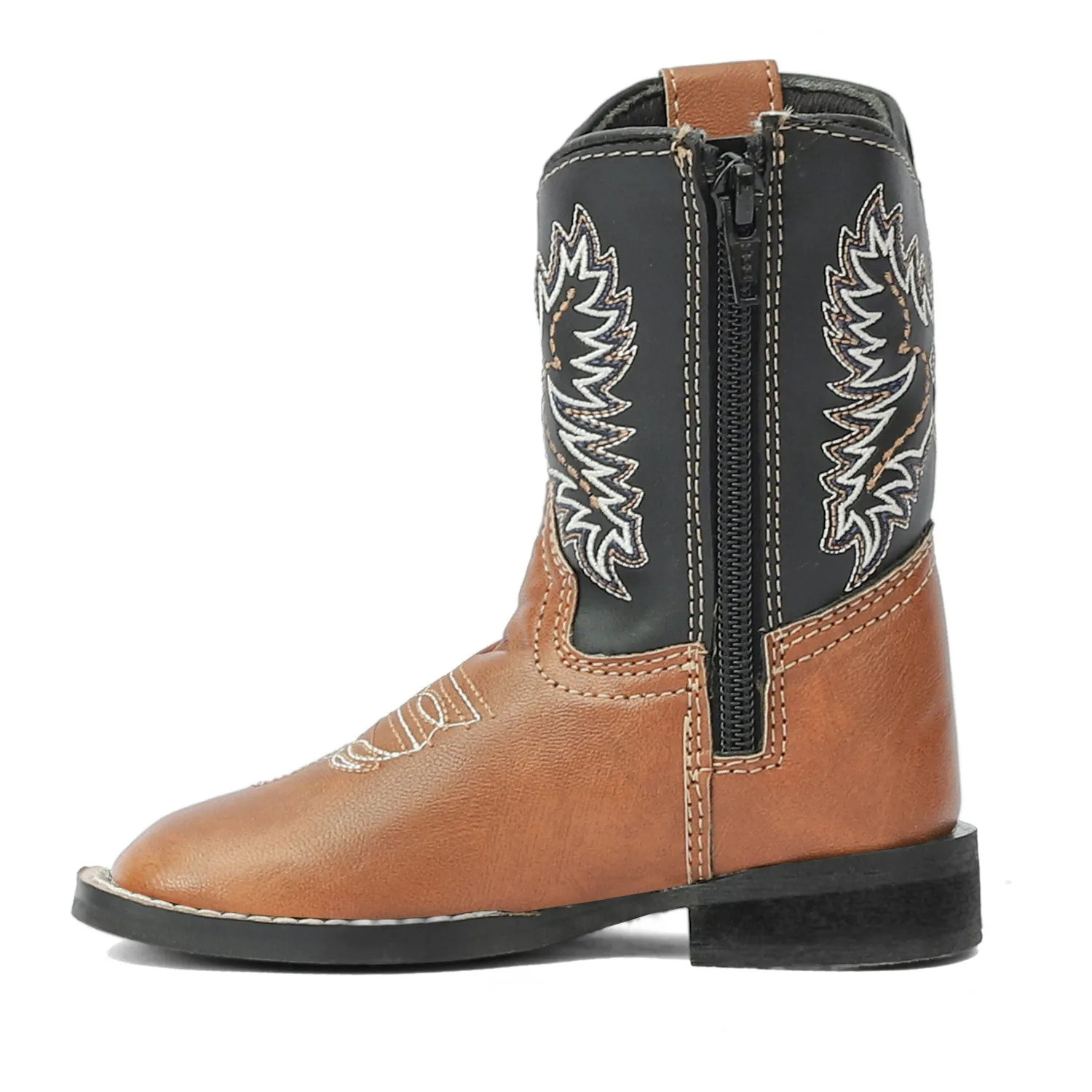 TuffRider Olympic peuter westernlaarzen Tan square toe