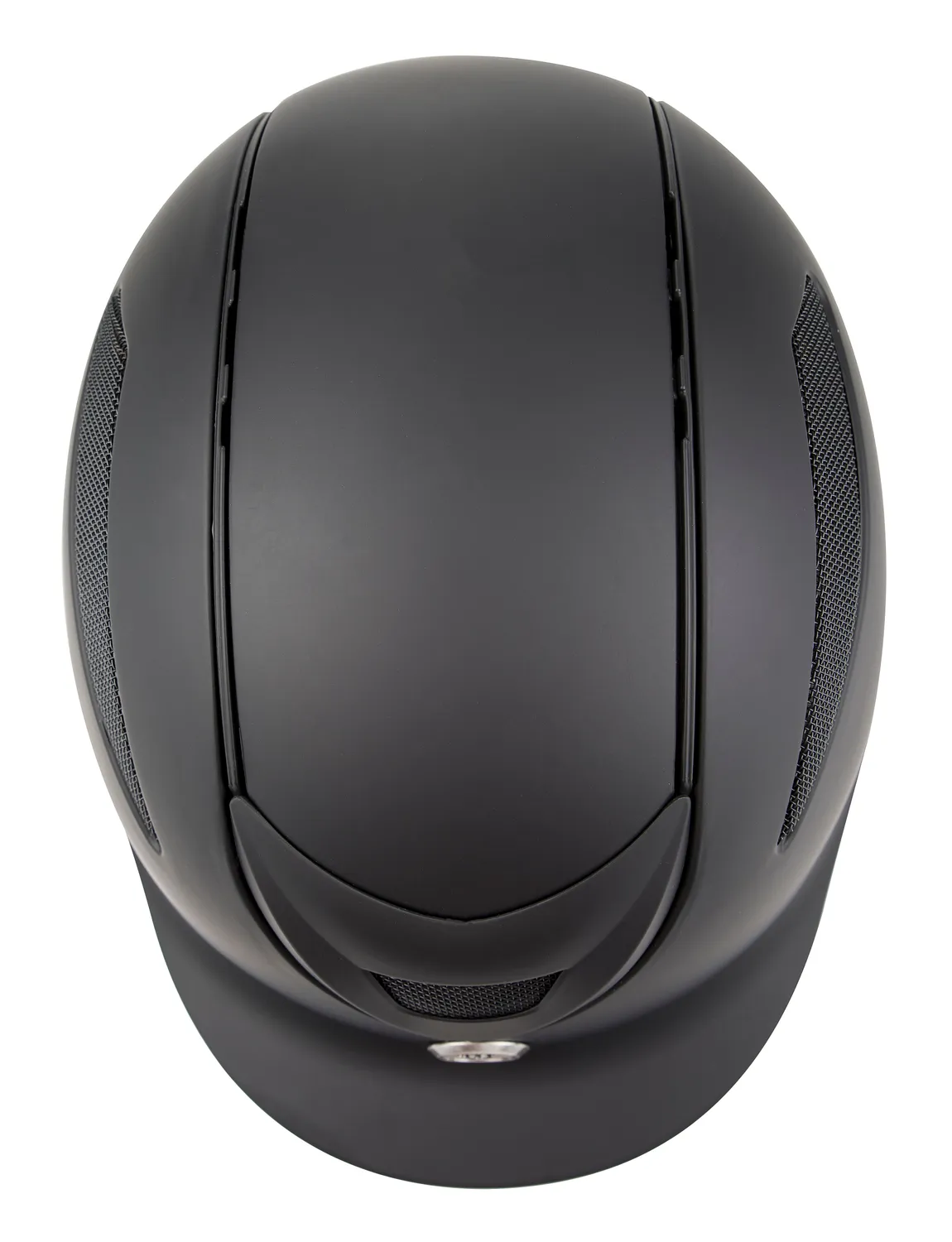 TuffRider Ventek Matte Finished cap zwart geventileerd