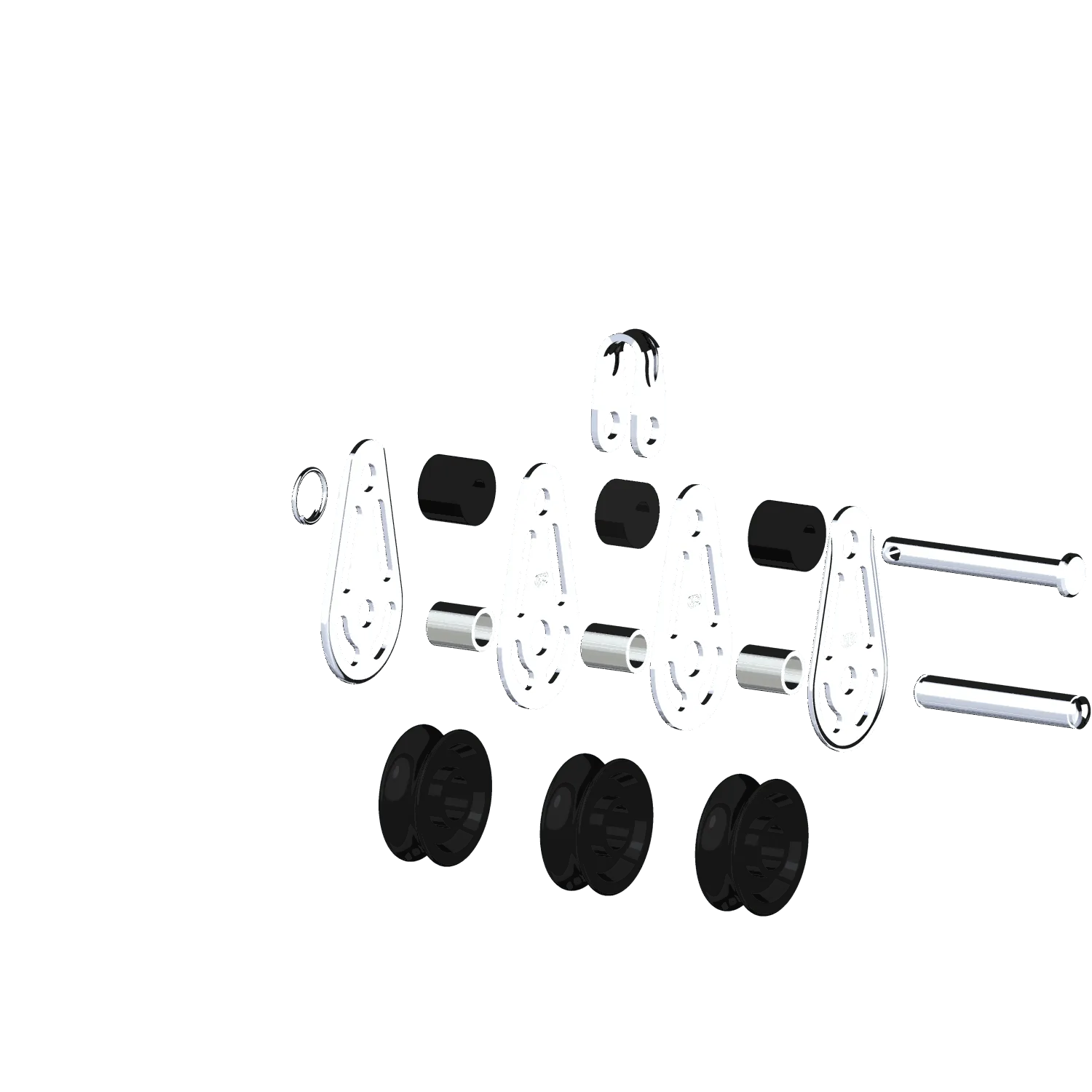 Herm Sprenger Glijlager Blok Katrol 6 mm 3-schijfs beugel