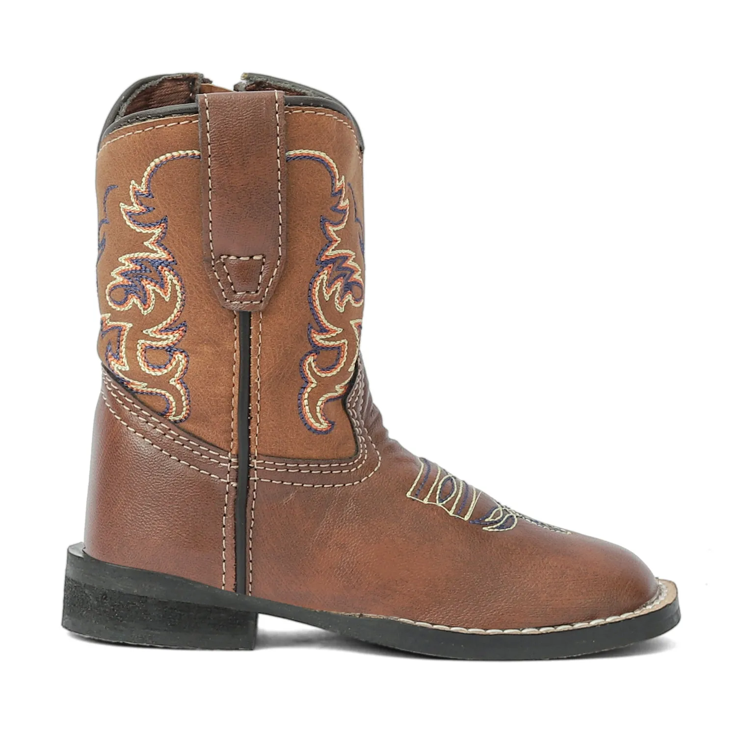TuffRider Kings Canyon peuter westernlaars bruin ronde neus