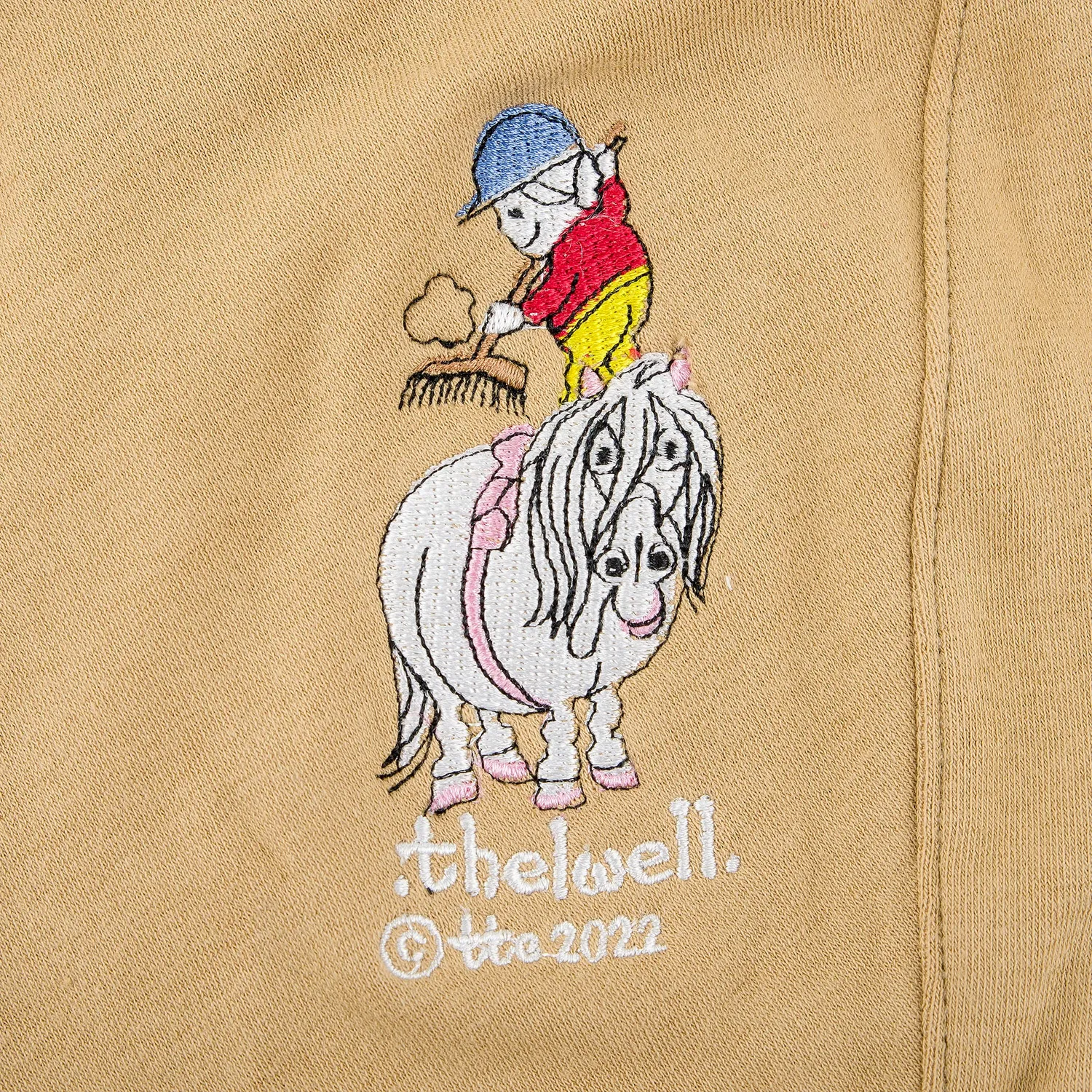 TuffRider Thelwell Sweep jodhpurs light tan knie kind