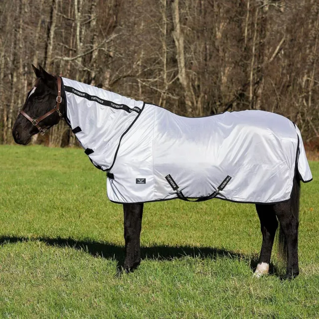 TuffRider Comfy vliegendeken wit 75 hals