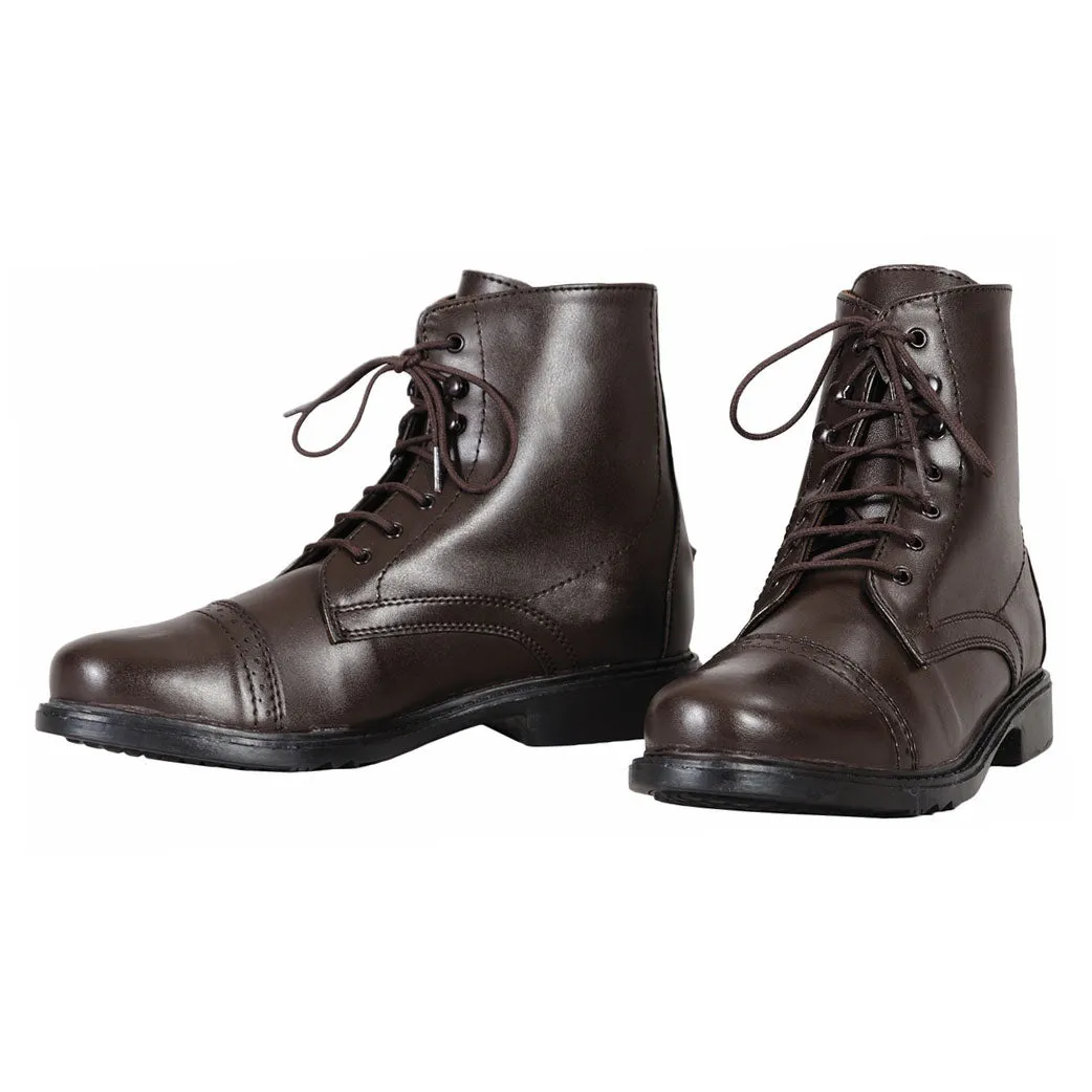 TuffRider Starter Lace Up kinder rijlaarsjes zwart waterafstotend