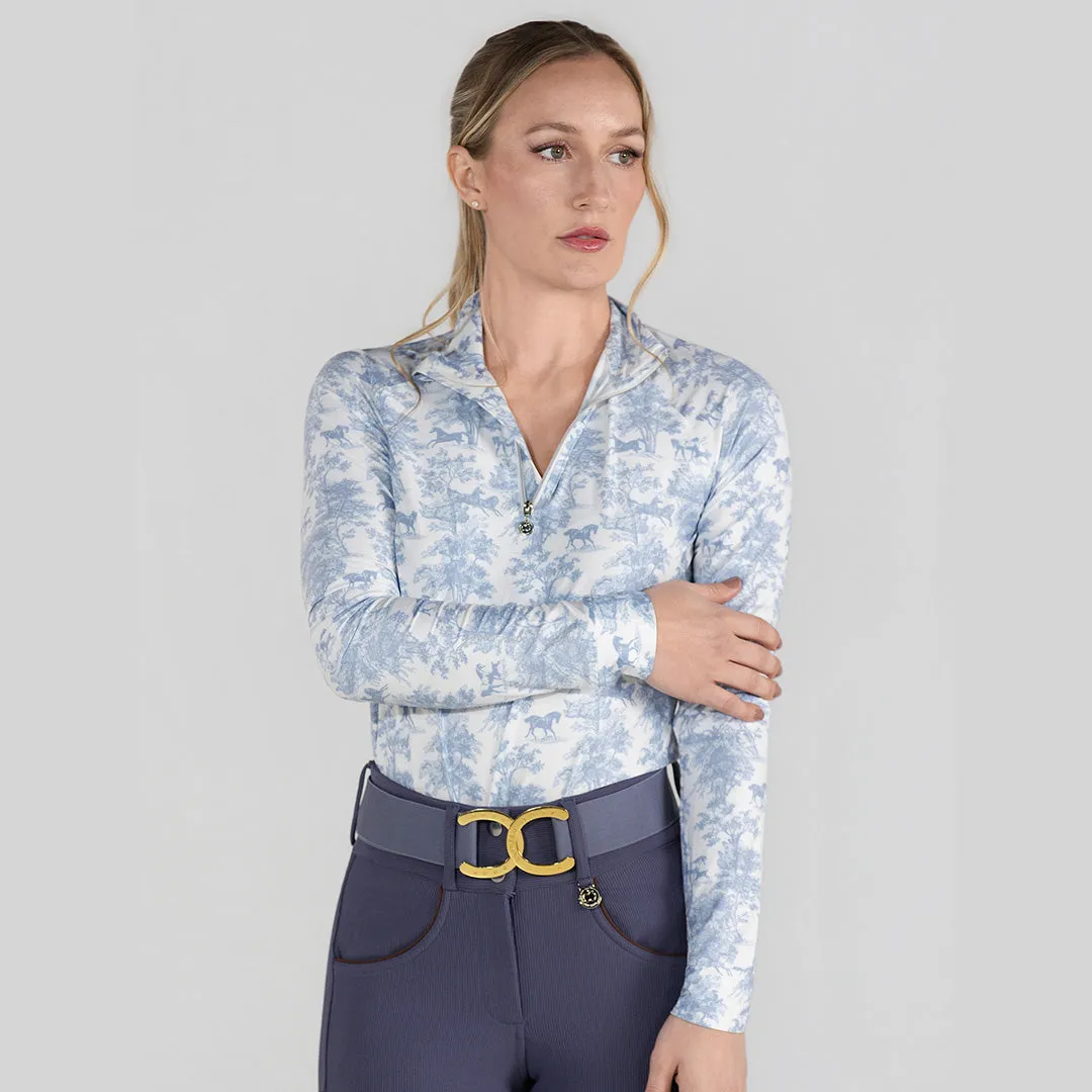 Dapplebay Equestrian Toile Moonrise rijtop lange mouw