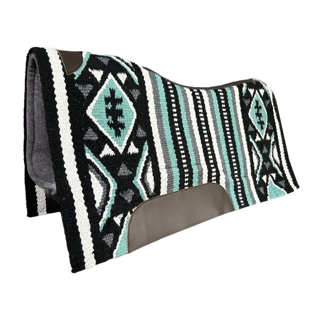 TuffRider Spire western zadelpad wol 34x36 rood