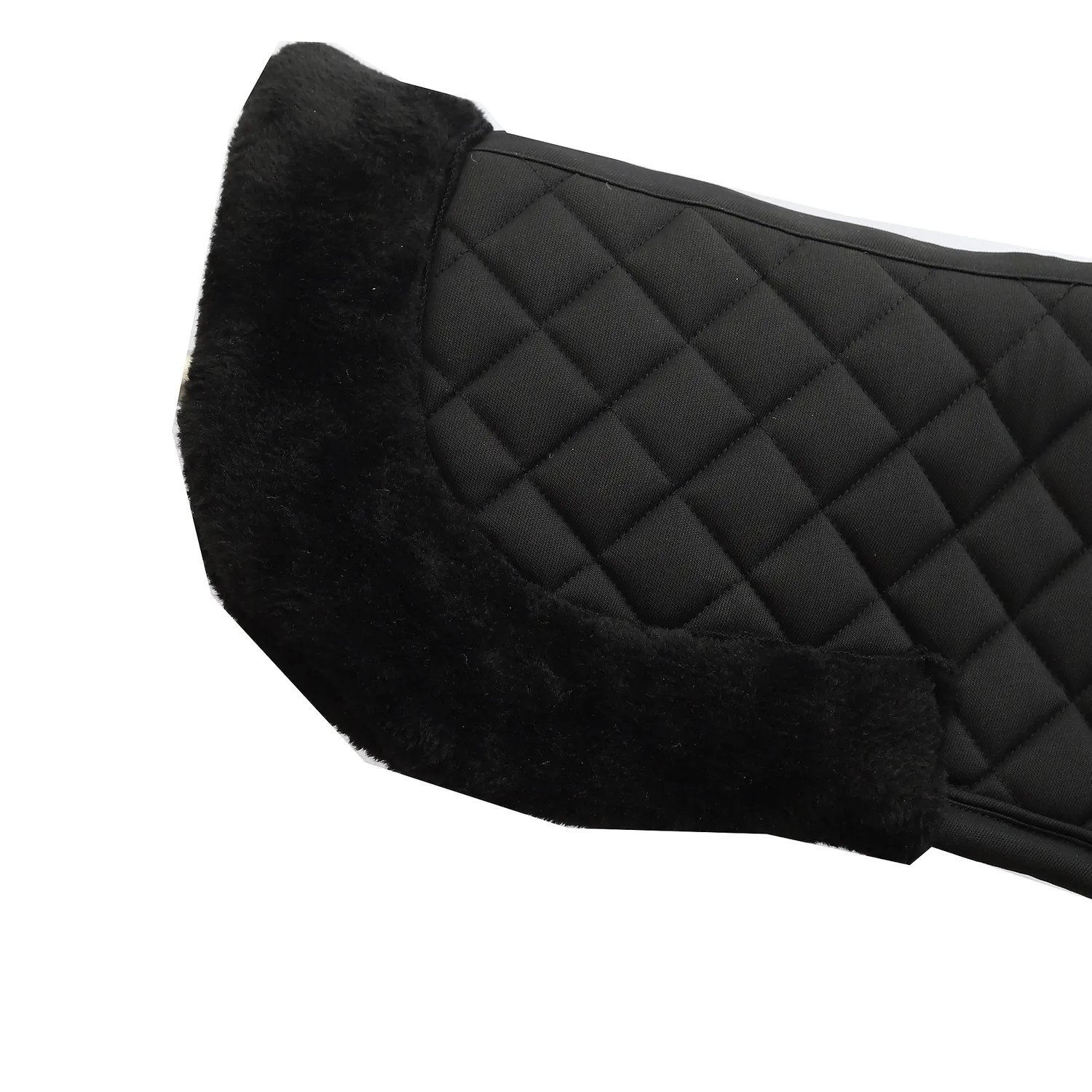 Equine Couture Hi Wither bontpad wit STD hoge schoft