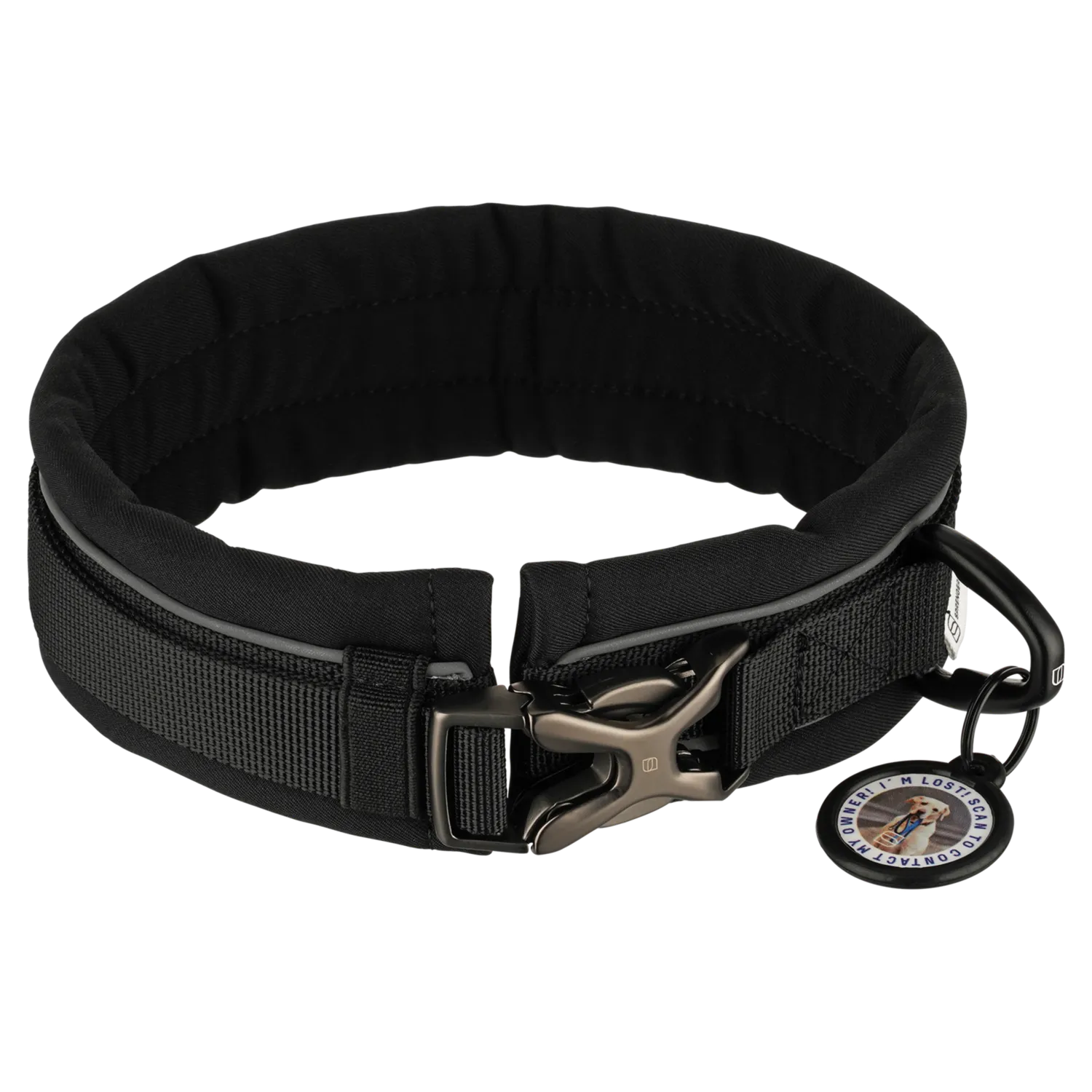 Herm Sprenger 59540 honden halsband 40-55 cm zwart